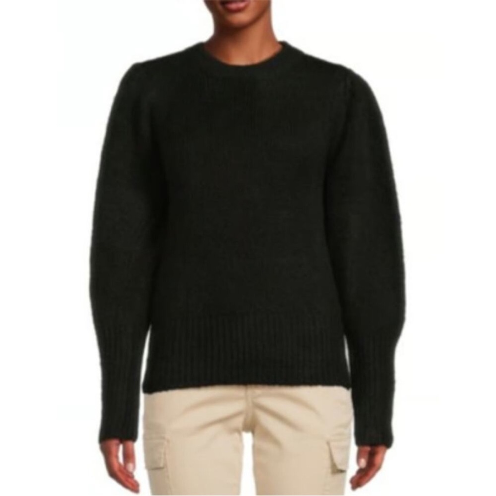 JOE'S JEANS  WOMENS PUFF SLEEVE SWEATER. SIZE L